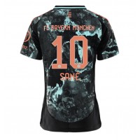 Camiseta Bayern Munich Leroy Sane #10 Segunda Equipación Replica 2024-25 para mujer mangas cortas